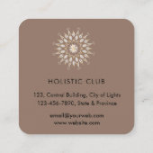 Visitekaartje (Achterkant)