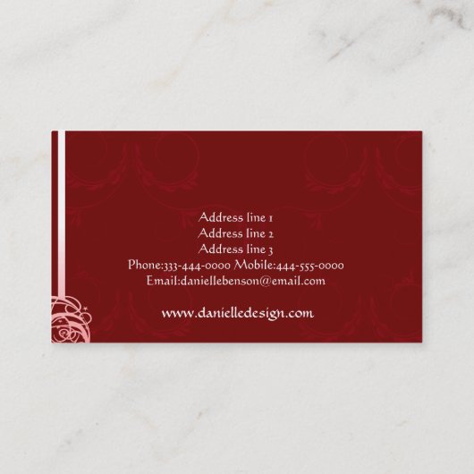 Visitekaartje (Achterkant)