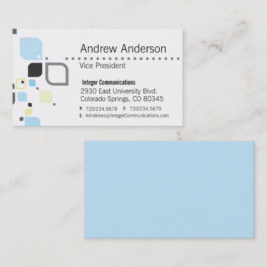 Visitekaartje (Voorkant / Achterkant)