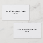 Visitekaartje (Voorkant / Achterkant)