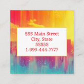 Visitekaartje (Achterkant)