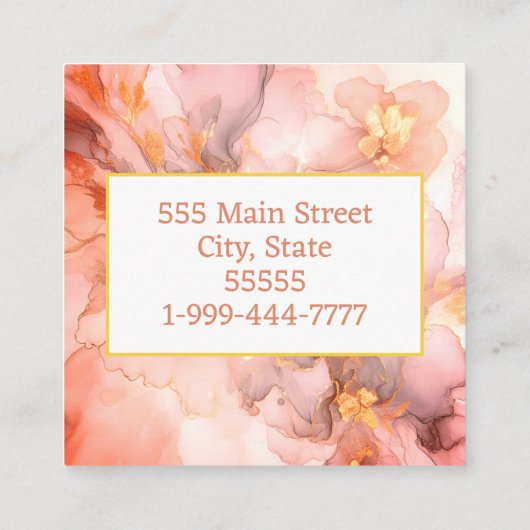 Visitekaartje (Achterkant)