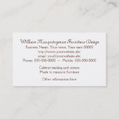 Visitekaartje (Achterkant)