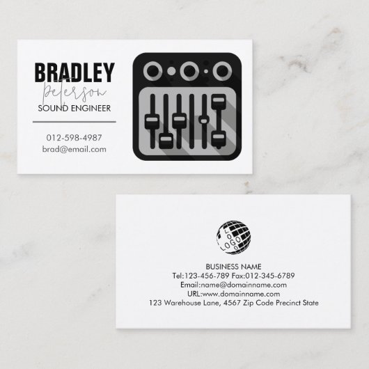 Visitekaartje (Voorkant / Achterkant)