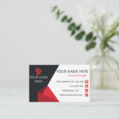 Visitekaartje (Staand voorkant)