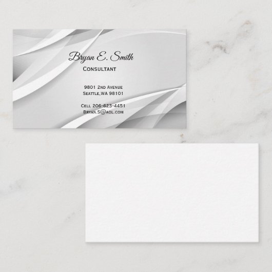 Visitekaartje (Voorkant / Achterkant)