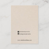 Visitekaartje (Achterkant)