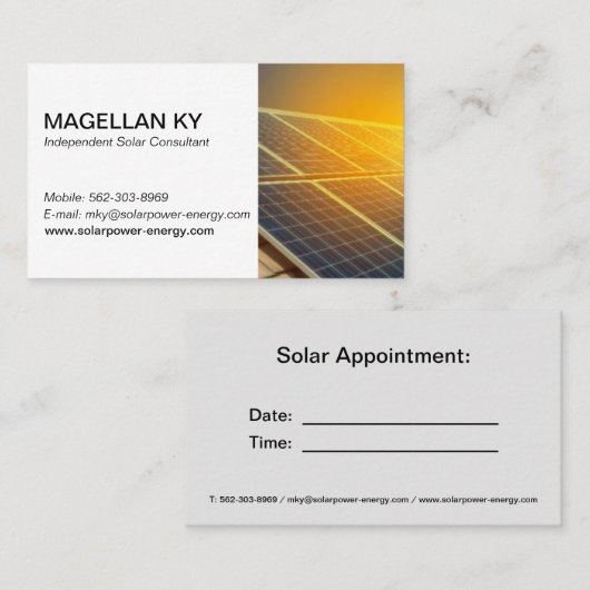 Visitekaartje (Voorkant / Achterkant)