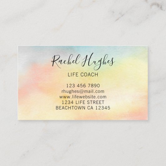 Visitekaartje (Achterkant)