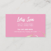 Visitekaartje (Achterkant)