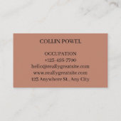 visitekaartje (Achterkant)