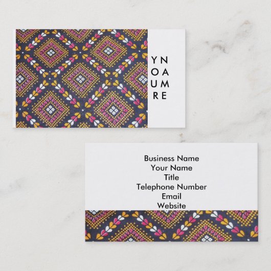 Visitekaartje (Voorkant / Achterkant)