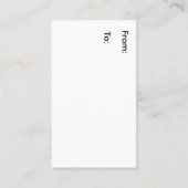 Visitekaartje (Achterkant)