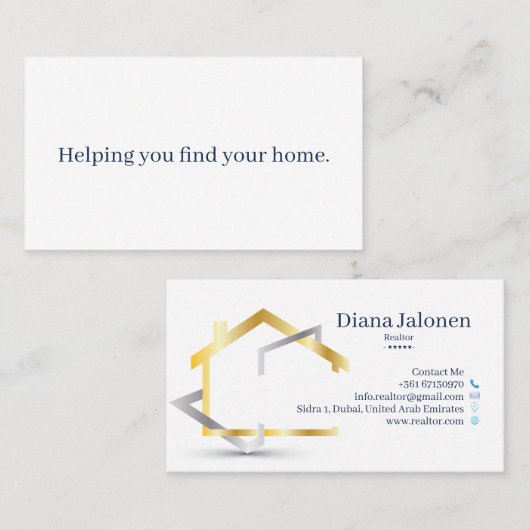 Visitekaartje (Voorkant / Achterkant)