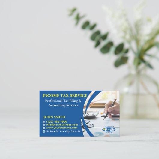 Visitekaartje (Staand voorkant)