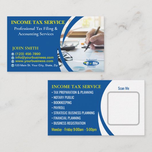 Visitekaartje (Voorkant / Achterkant)