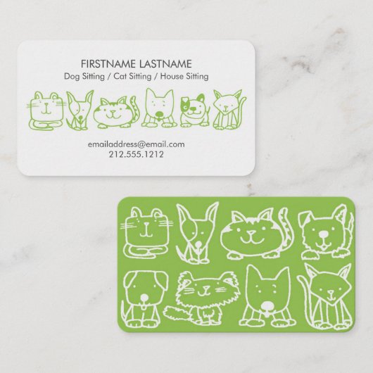 Visitekaartje (Voorkant / Achterkant)