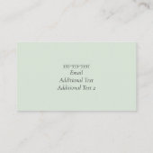 Visitekaartje (Achterkant)