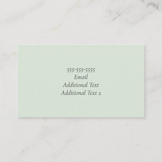 Visitekaartje (Achterkant)