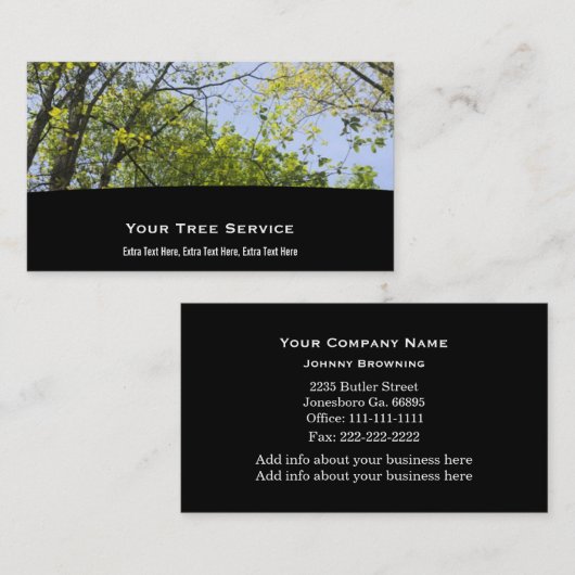 Visitekaartje (Voorkant / Achterkant)