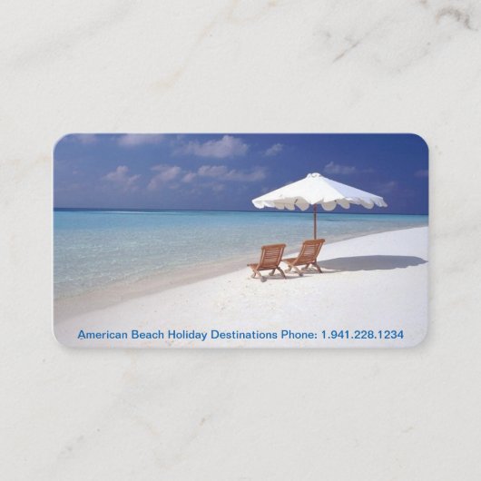 visitekaartje 16 Vakantiereis (Voorkant)