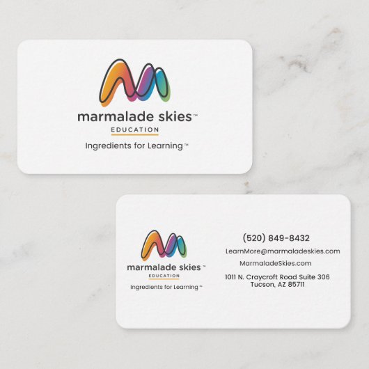 VISITEKAARTJE 2 (Voorkant / Achterkant)