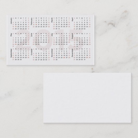 visitekaartje 2015 (Voorkant / Achterkant)