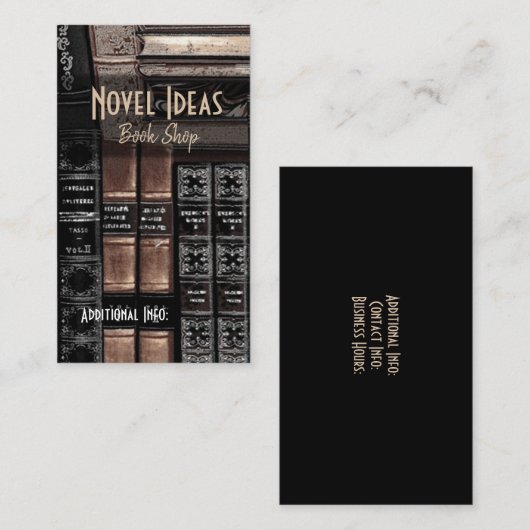 Visitekaartje 2 Boekwinkel (Voorkant / Achterkant)