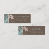 Visitekaartje 2 in het najaar van Damask Skinny (Voorkant / Achterkant)