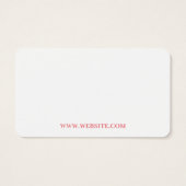 Visitekaartje - 2 namen (Achterkant)