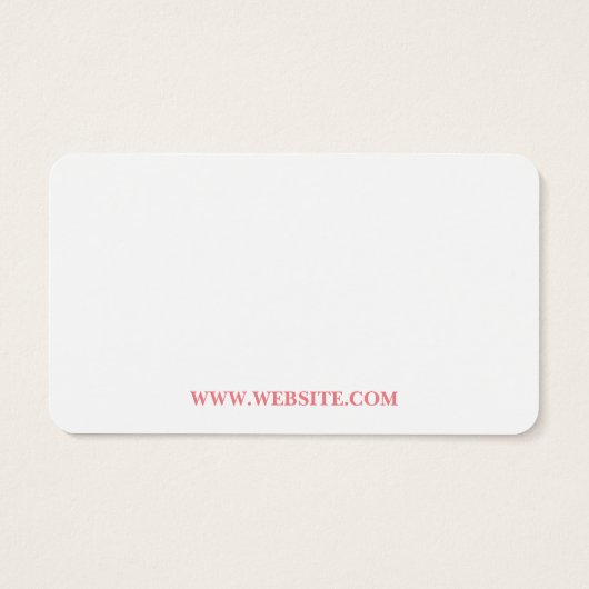 Visitekaartje - 2 namen (Achterkant)