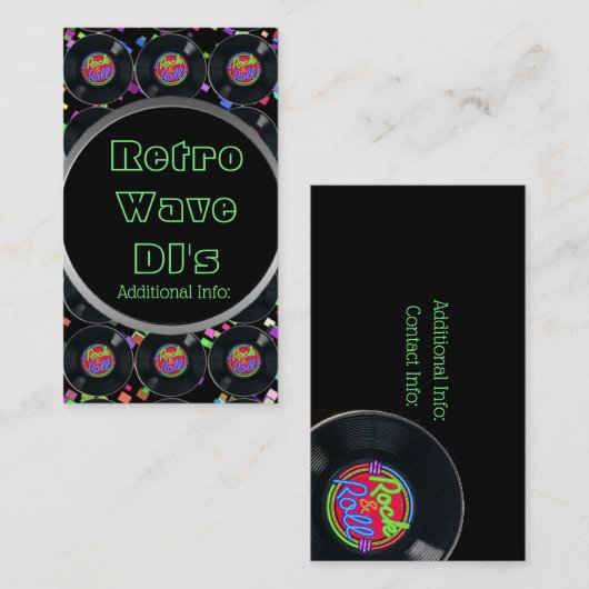 Visitekaartje 2 van de wijnsteen en van de rolwol (Voorkant / Achterkant)