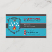 Visitekaartje 2 van het brandbeveiligingsschild (Voorkant)