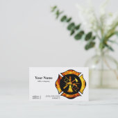 Visitekaartje 2 van het Maltese kruis (Staand voorkant)