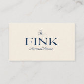 VISITEKAARTJE 3 | Fink Uitvaartcentrum (Voorkant)