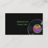 Visitekaartje 3 van de wijnsteen en van de rolwol (Achterkant)