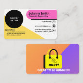 VISITEKAARTJE #8 (Voorkant / Achterkant)