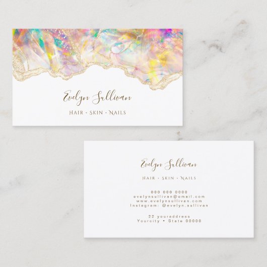 visitekaartje aan de open grens (Voorkant / Achterkant)