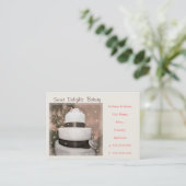 Visitekaartje Aangepaste bakkerij/bruiloft (Staand voorkant)