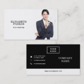 Visitekaartje Aangepaste foto (Voorkant / Achterkant)