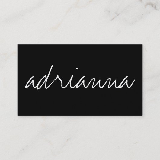 visitekaartje Aangepaste naam (Voorkant)