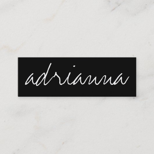 visitekaartje Aangepaste naam (Voorkant)