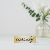 visitekaartje Aangepaste naam (Staand voorkant)