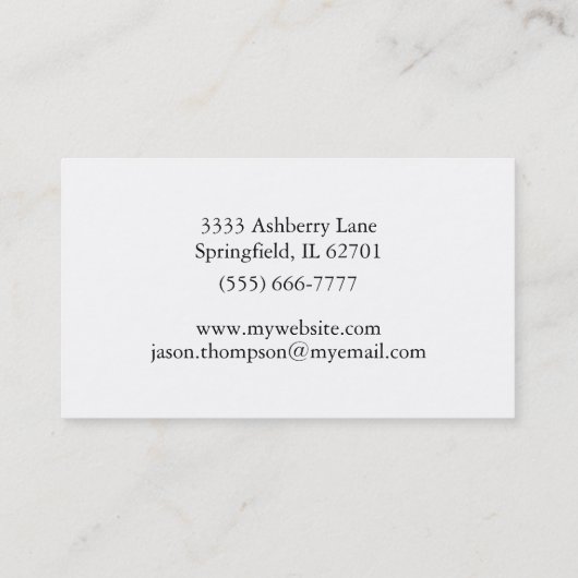 Visitekaartje Aangepaste pianoketoestellen (Achterkant)