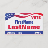 Visitekaartje Aangepaste Sjabloon campagne (Voorkant)