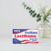 Visitekaartje Aangepaste Sjabloon campagne (Staand voorkant)