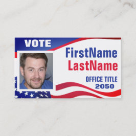 Visitekaartje Aangepaste Sjabloon foto-campagne