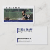 Visitekaartje Aangepaste Sjabloon foto's (Voorkant / Achterkant)