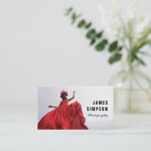 Visitekaartje Aangepaste Sjabloon foto's (Staand voorkant)