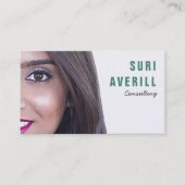 Visitekaartje Aangepaste Sjabloon foto's (Voorkant)